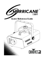 Preview for 1 page of Chauvet Hurricane 1301 Quick Reference Manual