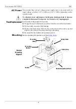 Preview for 4 page of Chauvet Hurricane 901 Quick Reference Manual