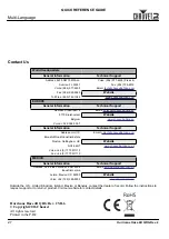 Preview for 28 page of Chauvet Hurricane Haze 4D Quick Reference Manual