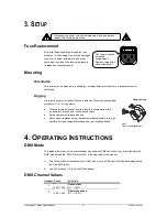 Preview for 6 page of Chauvet Hurricane haze User Manual