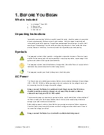 Preview for 3 page of Chauvet Intimidator SCAN LED User Manual