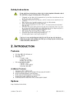 Preview for 4 page of Chauvet Intimidator SCAN LED User Manual