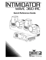 Предварительный просмотр 1 страницы Chauvet Intimidator Wave 360 IRC Quick Reference Manual