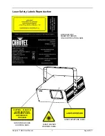 Preview for 7 page of Chauvet Laser Pointer User Manual