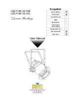 Предварительный просмотр 1 страницы Chauvet LED PAR 38-18B User Manual