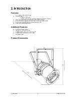 Предварительный просмотр 5 страницы Chauvet LED PAR 38-18B User Manual