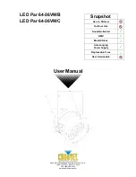 Предварительный просмотр 1 страницы Chauvet LED Par 64-36VWB User Manual