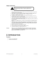 Preview for 4 page of Chauvet LED Pinspot User Manual