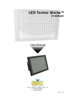 Предварительный просмотр 1 страницы Chauvet LED Techno Strobe ST-3000LED User Manual