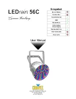 Предварительный просмотр 1 страницы Chauvet LEDRain 56C User Manual