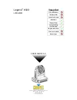 Chauvet LEG-4500 User Manual предпросмотр