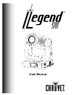 Chauvet Legend 1200E Wash User Manual preview