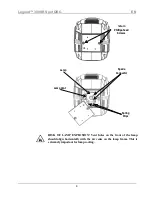 Предварительный просмотр 4 страницы Chauvet Legend 330SR Spot Quick Reference Manual