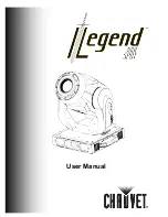 Chauvet Lrgrnd 300E Beam User Manual preview
