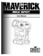 Preview for 1 page of Chauvet Maverick MKII Spot User Manual