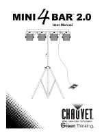 Chauvet Mini 4 Bar User Manual предпросмотр