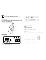 Preview for 6 page of Chauvet Mini Legend DMX-425 User Manual