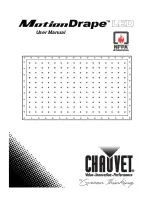 Chauvet MotionDrape LED User Manual preview