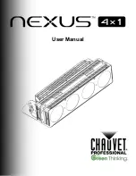 Chauvet nexus 4x1 User Manual preview