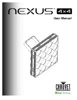 Chauvet Nexus User Manual preview