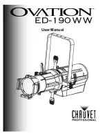 Chauvet Ovation ED-190WW User Manual preview