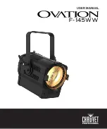 Chauvet Ovation F-145WW User Manual предпросмотр