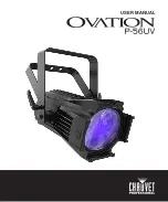 Предварительный просмотр 1 страницы Chauvet Ovation P-56UV User Manual