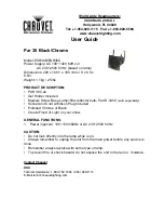 Chauvet PAR38 User Manual предпросмотр