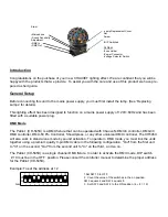 Предварительный просмотр 2 страницы Chauvet Patriot CH-545X User Manual