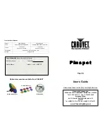 Предварительный просмотр 1 страницы Chauvet Pinspot YA-15 User Manual