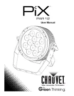 Chauvet PiX PAR 12 User Manual preview