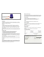 Предварительный просмотр 2 страницы Chauvet POLICE BEACON YA-145 User Manual