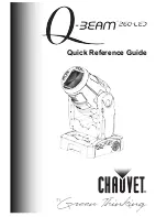 Предварительный просмотр 1 страницы Chauvet Q-3eam 260-LED Quick Reference Manual