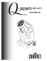 Preview for 1 page of Chauvet Q-Beam 260-LED User Manual