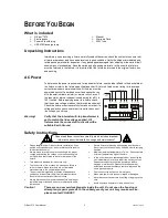 Предварительный просмотр 3 страницы Chauvet Q-Spot 575 User Manual