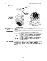 Предварительный просмотр 35 страницы Chauvet Q-Wash 419Z-LED Quick Reference Manual