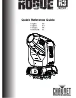 Preview for 1 page of Chauvet R3 Spot Quick Reference Manual