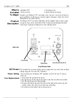 Preview for 3 page of Chauvet Radius 2.0 Quick Reference Manual