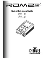 Chauvet RDM2go Quick Reference Manual preview