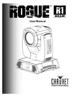 Chauvet Rogue R1 Beam User Manual preview