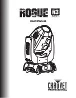 Chauvet Rogue R3 Spot User Manual preview