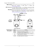 Предварительный просмотр 4 страницы Chauvet ROGUE RH1 Hybrid Quick Reference Manual