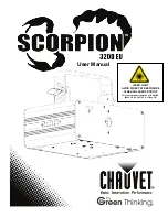 Chauvet Scorpion 320D EU User Manual предпросмотр