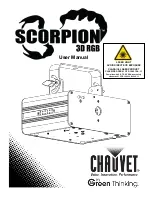 Предварительный просмотр 1 страницы Chauvet Scorpion 3D RGB User Manual