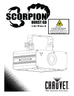 Chauvet Scorpion BURST GB User Manual preview