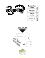 Preview for 1 page of Chauvet Scorpion GBC User Manual