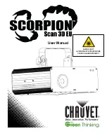 Предварительный просмотр 1 страницы Chauvet Scorpion Scan 3D EU User Manual