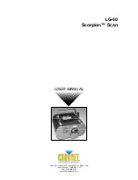 Предварительный просмотр 1 страницы Chauvet Scorpion Scan LG-60 User Manual