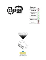 Предварительный просмотр 1 страницы Chauvet Scorpion Storm FX User Manual