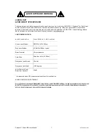 Preview for 7 page of Chauvet Scorpion Storm MG User Manual